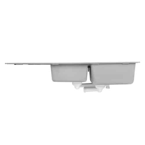 Chậu rửa bát đá Hafele HS19-GED2S80 570.35.570 màu xám 5 Chậu rửa bát đá Hafele HS19-GED2S80 570.35.570 màu xám