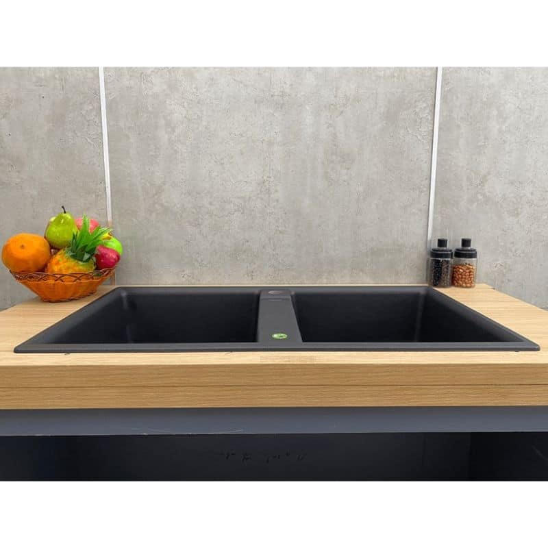 Mặt dưới Chậu rửa chén bát Hafele 567.68.340 Chậu rửa chén bát Hafele 567.68.340