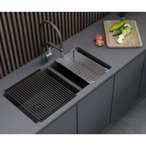 Bộ chậu rửa và phụ kiện Hafele HS21-SSN2S90 567.96.313 4 Bộ chậu rửa và phụ kiện Hafele HS21-SSN2S90 567.96.313