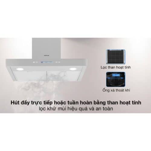 Khay lọc Máy hút khử mùi gắn tường thẳng Hafele HH WI60B 539.81.173
