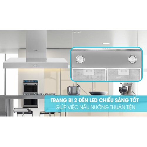 Đèn Máy hút khử mùi gắn tường thẳng Hafele HH WI70B 539.81.168