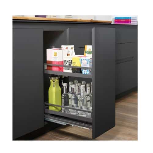 Phụ kiện tủ bếp Hafele 545.11.962 màu Anthracite