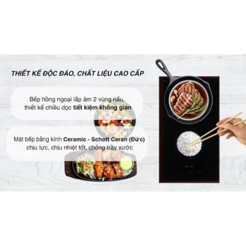 Thiết kế Bếp điện Domino Hafele Smeg SE332EB 535.64.241