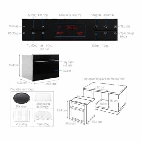 Thông số kỹ thuật lò vi sóng Hafele 535.02.731