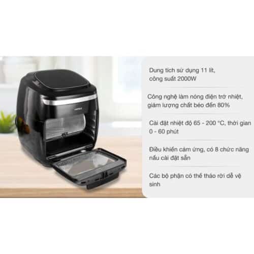 Tính năng nồi chiên không dầu Hafele AF-602A 535.43.711