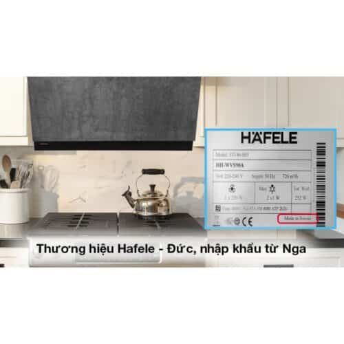 Xuất xứ Máy hút mùi gắn tường mặt kính vân Hafele HH-WVS90A 533.86.003