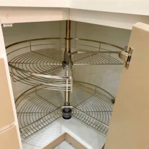 Ảnh bộ rổ góc xoay 270 độ MEZZO Cucina 548.37.010 Inox 304