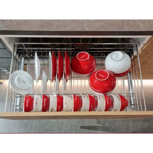 Ảnh thực tế bộ rổ chén đĩa CAPPELLA Cucina 549.08.007 Inox 304