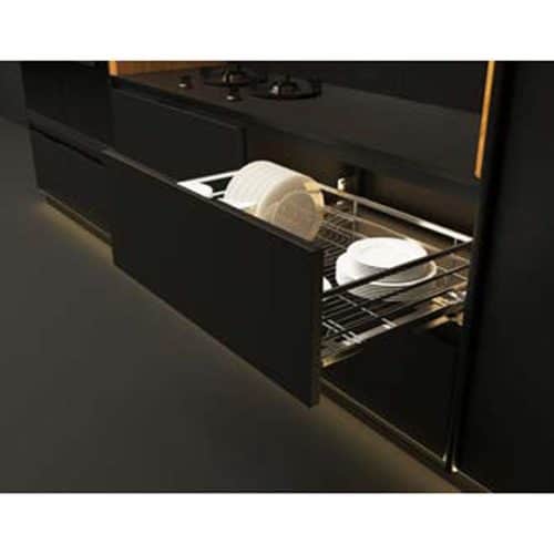 Ảnh thực tế bộ rổ chén đĩa CAPPELLA Cucina 549.08.205 mạ chrome