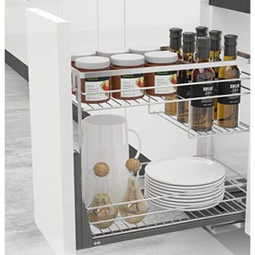 Ảnh thực tế bộ rổ gia vị SONATA Cucina 549.20.031 Inox 304