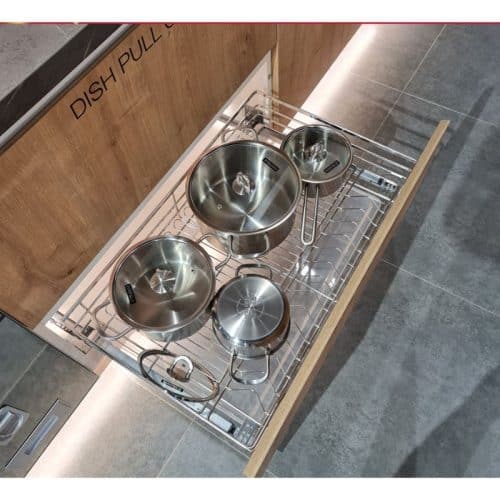 Ảnh thực tế bộ rổ xoong nồi CAPPELLA Cucina 549.08.028 Inox 304