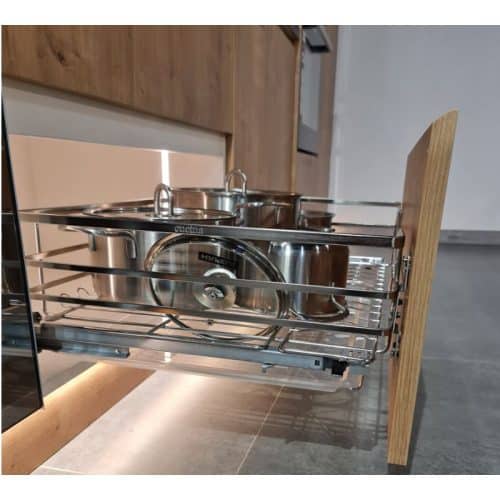 Ảnh thực tế bộ rổ xoong nồi CAPPELLA Cucina 549.08.226 mạ chrome