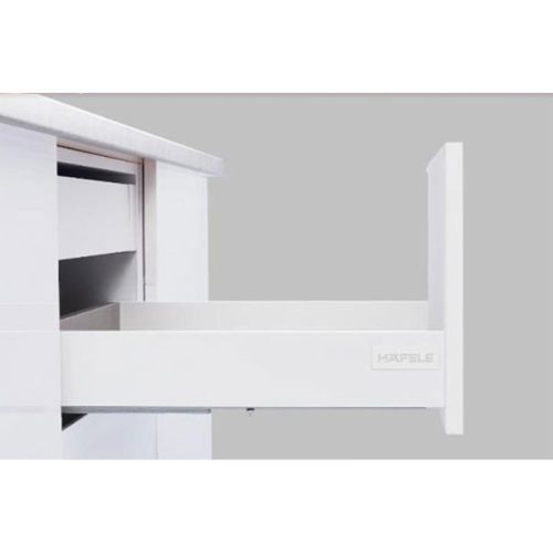 Ảnh thực tế ray hộp Hafele 552.35.745 Alto-S H120 mm màu trắng mờ