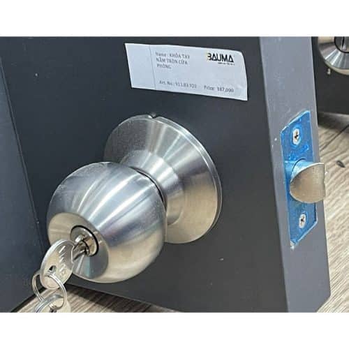 Ảnh thực tế khóa tay nắm tròn Bauma 911.83.920