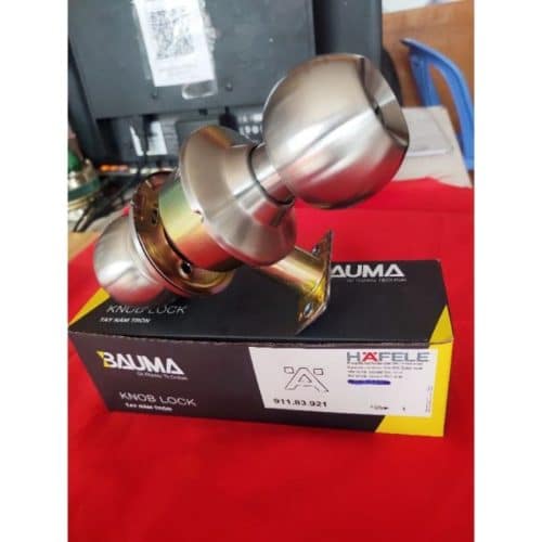 Ảnh thực tế khóa tay nắm tròn Bauma 911.83.921