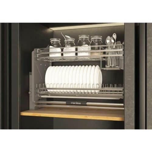 Rổ chén đĩa di động lướt dẹt LENTO Cucina 504.76.014 Inox 304 5 Ảnh thực tế rổ chén đĩa di động lướt dẹt LENTO Cucina 504.76.014 Inox 304