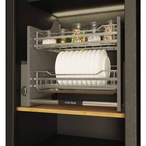 Rổ chén đĩa di động lướt dẹt LENTO Cucina 504.76.014 Inox 304 3 Ảnh thực tế rổ chén đĩa di động lướt dẹt LENTO Cucina 504.76.014 Inox 304