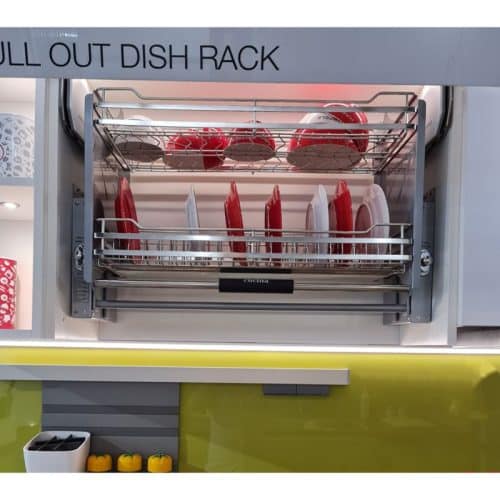 Rổ chén đĩa di động lướt tròn LENTO Cucina 504.76.205 mạ chrome 3 Ảnh thực tế rổ chén đĩa di động lướt tròn LENTO Cucina 504.76.205 mạ chrome