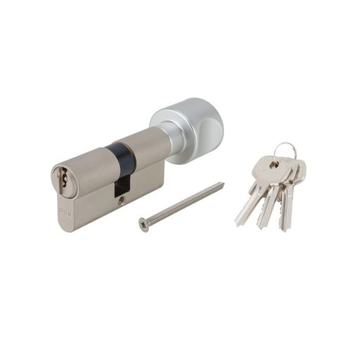 Ảnh thực tế ruột khóa 1 đầu chìa 1 đầu vặn Hafele 916.08.516, 101mm Đồng thau