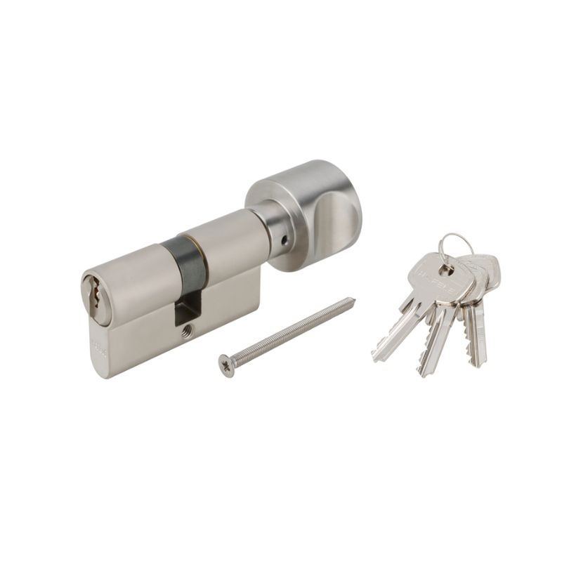 Ảnh thực tế ruột khóa 1 đầu chìa 1 đầu vặn Hafele 916.08.683, 71mm Đồng thau Ảnh thực tế ruột khóa 1 đầu chìa 1 đầu vặn Hafele 916.08.683, 71mm Đồng thau