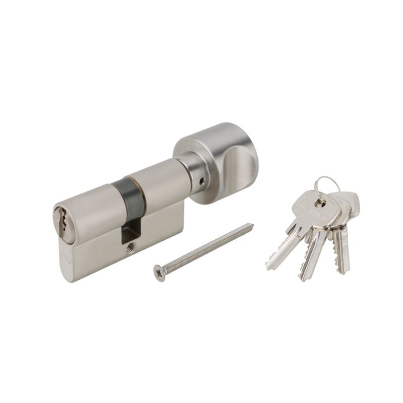 Ảnh thực tế ruột khóa 1 đầu chìa 1 đầu vặn Hafele 916.08.705, 91mm Đồng thau Ảnh thực tế ruột khóa 1 đầu chìa 1 đầu vặn Hafele 916.08.705, 91mm Đồng thau