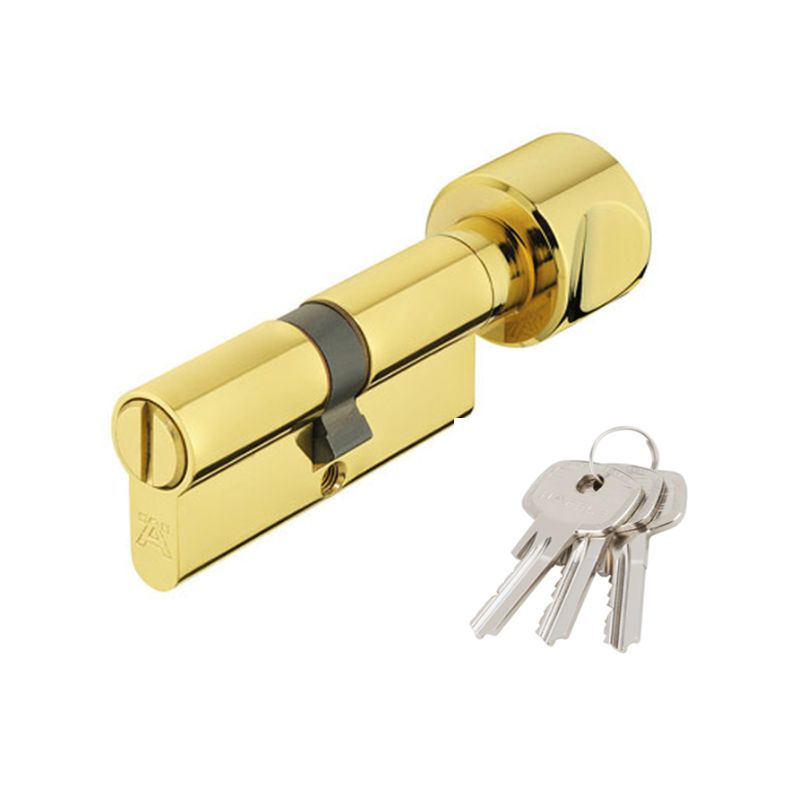 Ảnh thực tế ruột khóa 1 đầu chìa 1 đầu vặn Hafele 916.08.905, 91mm Đồng thau Ảnh thực tế ruột khóa 1 đầu chìa 1 đầu vặn Hafele 916.08.905, 91mm Đồng thau