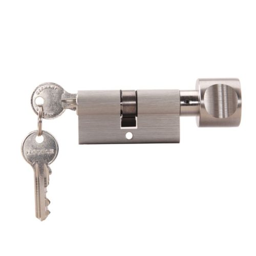 Ruột khóa 1 đầu chìa 1 đầu vặn Hafele 916.96.541, 90mm Đồng thau 3 Ảnh thực tế ruột khóa 1 đầu chìa 1 đầu vặn Hafele 916.96.541, 90mm Đồng thau