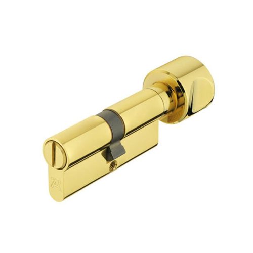 Ảnh thực tế ruột khóa 1 đầu chìa 1 đầu vặn Hafele 916.08.683, 71mm Đồng thau