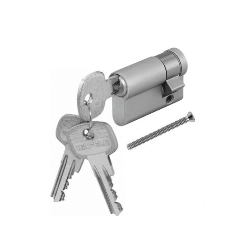 Ảnh thực tế ruột khóa 1 đầu Hafele 916.96.129, 50mm Đồng thau Ảnh thực tế ruột khóa 1 đầu Hafele 916.96.129, 50mm Đồng thau