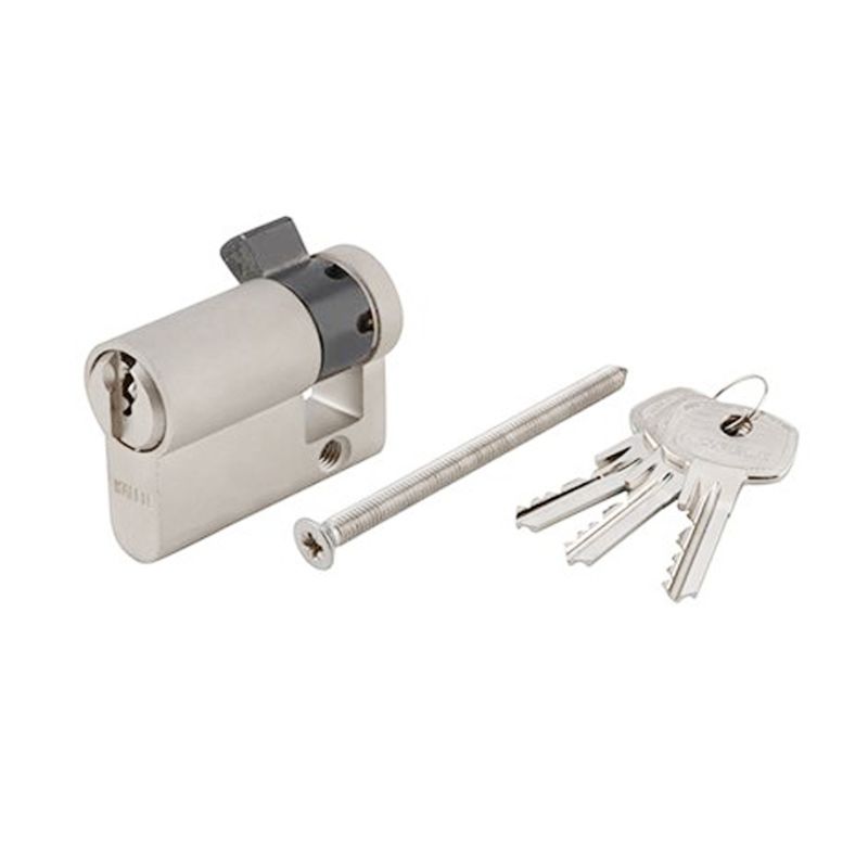 Ảnh thực tế ruột khóa 1 đầu Hafele 916.96.139, 55mm Đồng thau Ảnh thực tế ruột khóa 1 đầu Hafele 916.96.139, 55mm Đồng thau