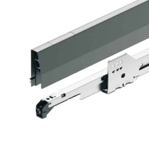 Bộ ngăn kéo Hafele 513.30.335 Matrix Box P50 16/92/1200/500 xám đậm