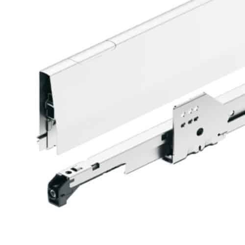 Bộ ngăn kéo Hafele 551.74.725 Matrix Box P50 16/115/500mm trắng mờ 3 Ray trượt Bộ ngăn kéo Hafele 551.74.725