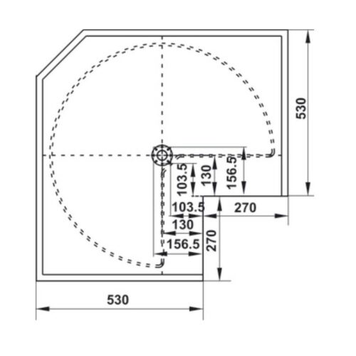 Thiết kế của Bộ rổ góc xoay 270 độ MEZZO Cucina 548.37.210 mạ chrome