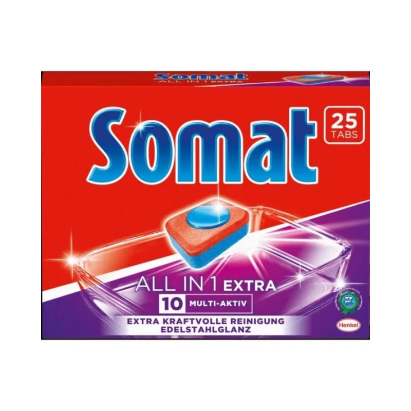 Hộp viên rửa Somat 25 viên của Đức dành cho máy rửa bát Hộp viên rửa Somat 25 viên của Đức dành cho máy rửa bát