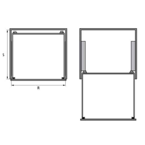 Giá kệ bát đĩa CUCINA CAPPELLA 549.08.148 900mm Inox 304 9 Kích thước bộ rổ chén đĩa CUCINA CAPPELLA 549.08.148 900mm Inox 304