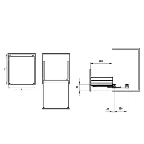 Bộ rổ xoong nồi CAPPELLA Cucina 549.08.025 Inox 304 8 Kích thước bộ rổ xoong nồi CAPPELLA Cucina 549.08.025 Inox 304