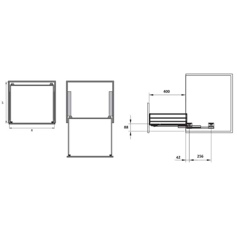 Kích thước Bộ rổ xoong nồi CAPPELLA Cucina 549.08.224 mạ chrome Bộ rổ xoong nồi CAPPELLA Cucina 549.08.224 mạ chrome