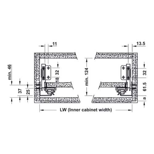 kich thuoc ray hop inner alto s chieu cao 80mm hafele 552 55 724