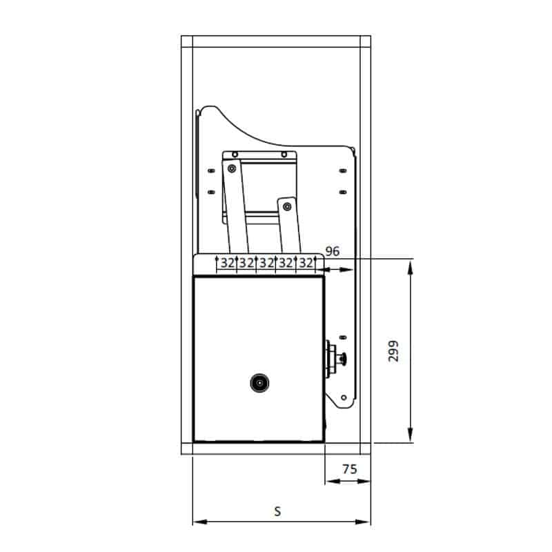 Kích thước rổ chén đĩa di động lướt dẹt LENTO Cucina Hafele 504.76.215 mạ chrome Kích thước rổ chén đĩa di động lướt dẹt LENTO Cucina Hafele 504.76.215 mạ chrome