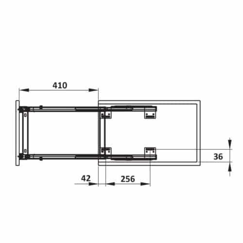 Lắp đặt bộ rổ gia vị SONATA Cucina 549.20.235 mạ chrome
