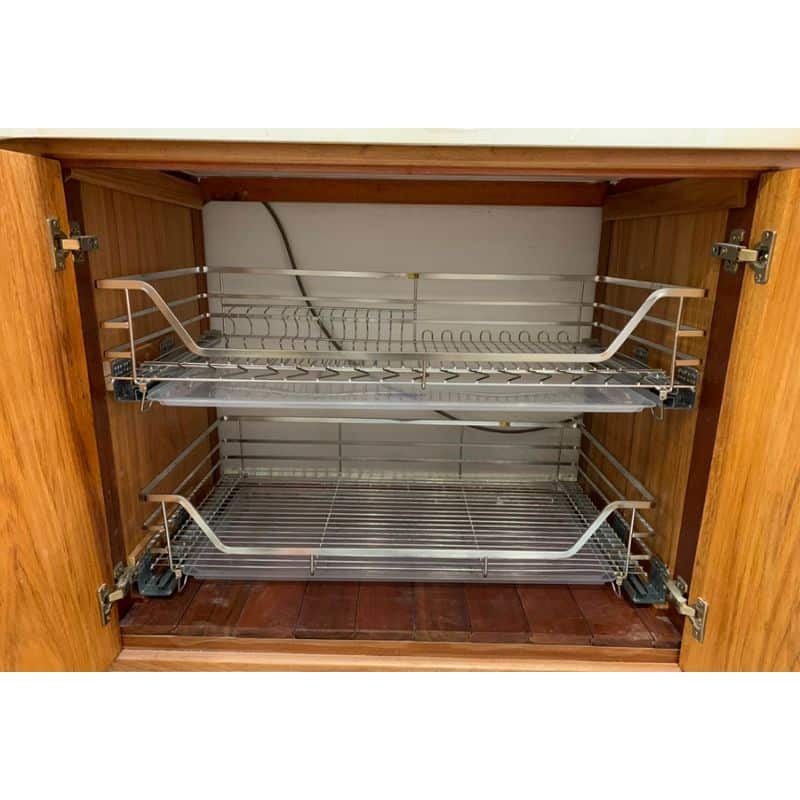 Mặt trước bộ rổ chén đĩa CUCINA CAPPELLA 549.08.148 900mm Inox 304 Mặt trước bộ rổ chén đĩa CUCINA CAPPELLA 549.08.148 900mm Inox 304