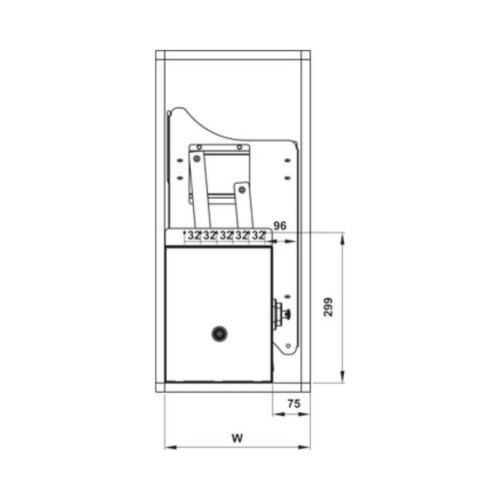 Rổ chén đĩa di động lướt dẹt LENTO Cucina 504.76.017 Inox 304 7 Thiết kế của Rổ chén đĩa di động lướt dẹt LENTO Cucina 504.76.017 Inox 304