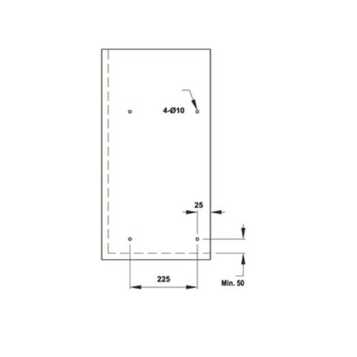 Thiết kế của Rổ chén đĩa không khung PRESTO Cucina 544.40.024 Inox 304