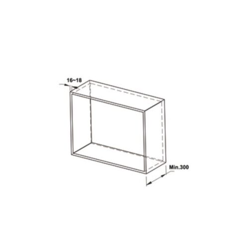 Thiết kế của Rổ chén đĩa không khung PRESTO Cucina 544.40.024 Inox 304