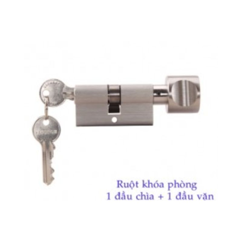 Ruột khóa 1 đầu chìa, 1 đầu vặn Hafele 916.96.313, 65mm Đồng thau Ruột khóa 1 đầu chìa, 1 đầu vặn Hafele 916.96.313, 65mm Đồng thau