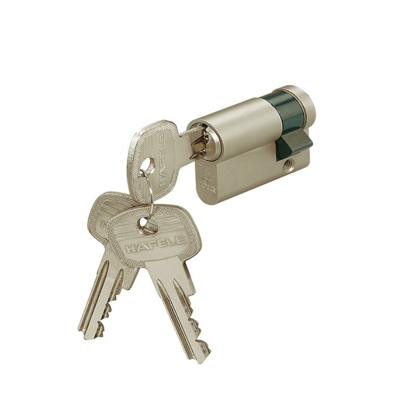 Ruột khóa 1 đầu Hafele 916.00.605, 65.5mm Đồng thau Ruột khóa 1 đầu Hafele 916.00.605, 65.5mm Đồng thau