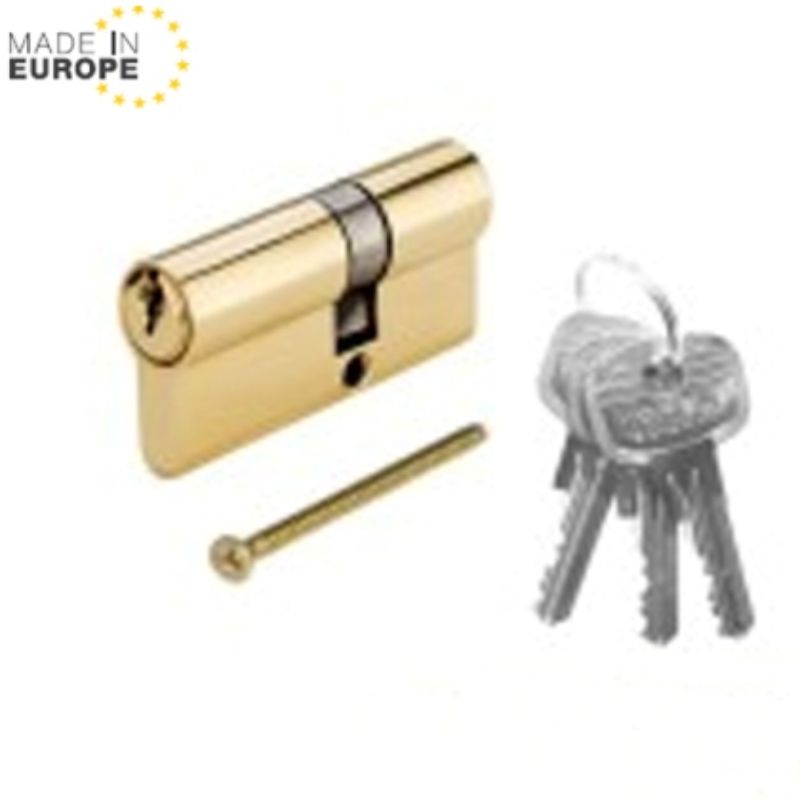 Ruột khóa 2 đầu Hafele 916.00.063, 71mm Đồng thau Ruột khóa 2 đầu Hafele 916.00.063, 71mm Đồng thau