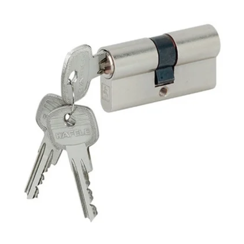 Ruột khóa 2 đầu Hafele 916.00.018, 81mm Đồng thau Ruột khóa 2 đầu Hafele 916.00.018, 81mm Đồng thau