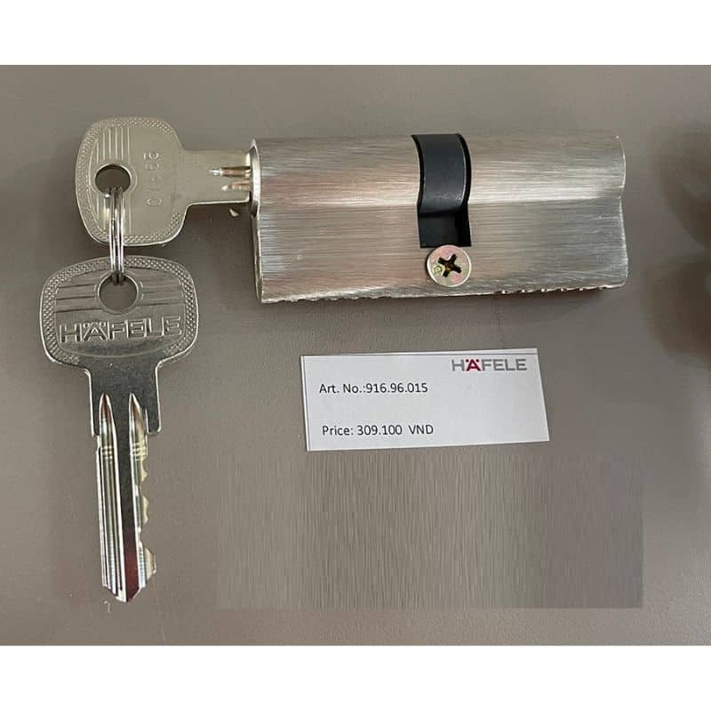 Thiết kế Ruột khóa 2 đầu Hafele 916.96.015, 71mm Đồng thau Thiết kế Ruột khóa 2 đầu Hafele 916.96.015, 71mm Đồng thau