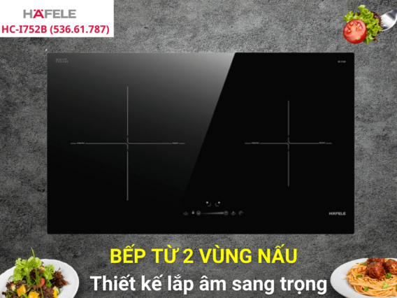 Bếp từ hãng nào tốt? 6 Bếp từ đôi Hafele HC-I752B 536.61.787